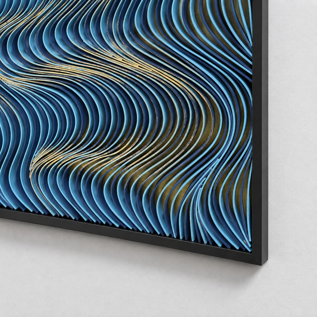 Spectral Currents | Gilded Blue by Interior Moderna - view 7