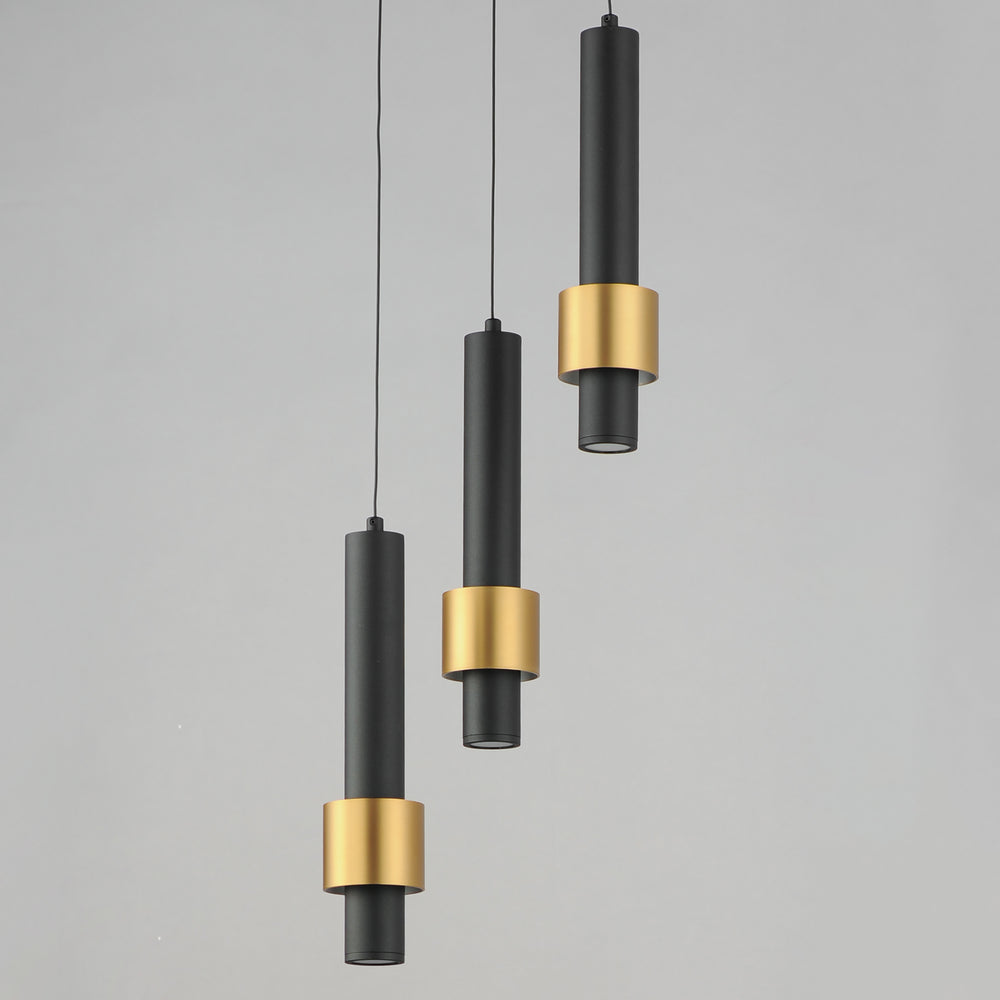 Reveal 3-Light LED Pendant by ET2 Lighting, styled view 1
