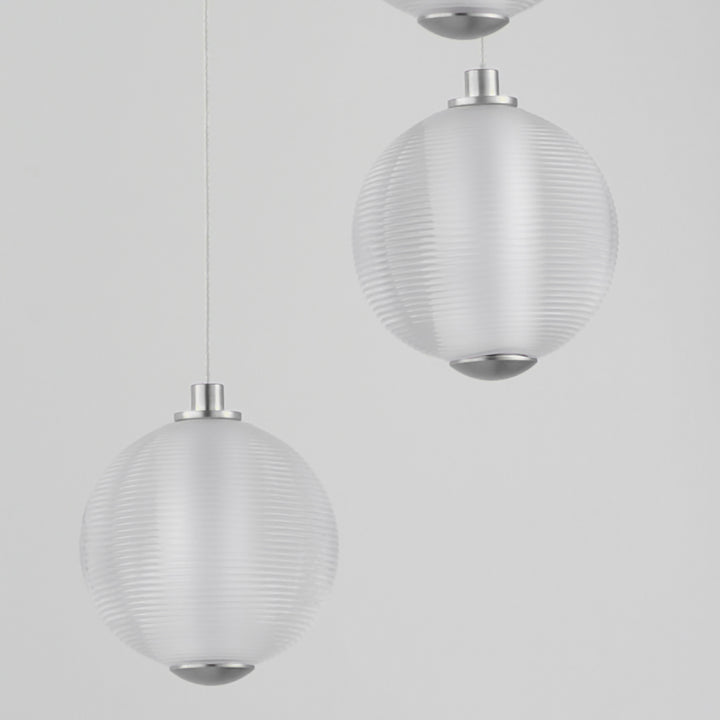 Rhythm 9-Light LED Pendant by ET2 Lighting, styled view 7
