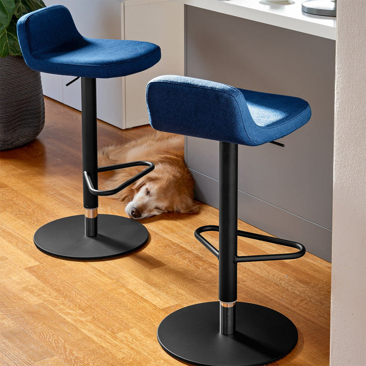 Riley Adjustable Stool by Connubia in a styled interior