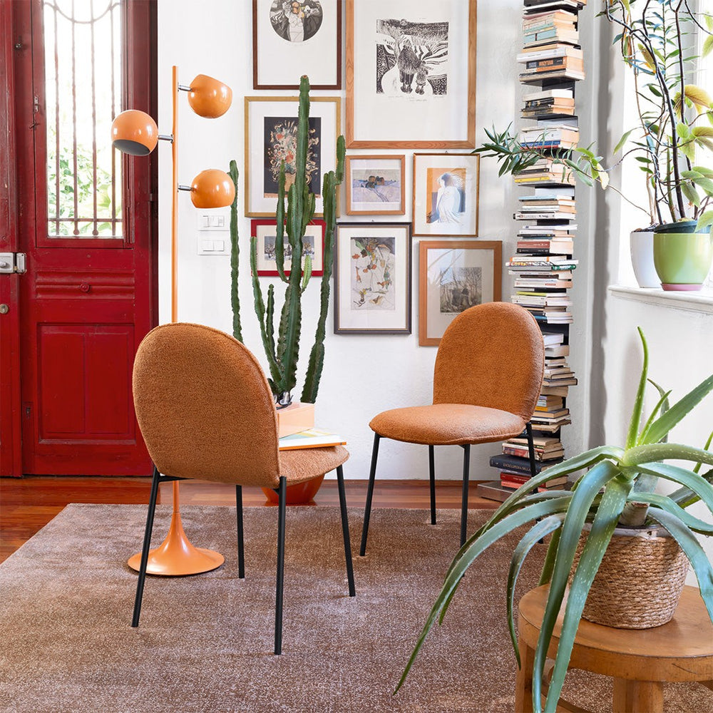 Riley Mid Dining Chair by Connubia in a styled interior