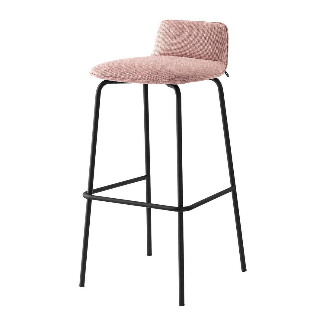 Riley Soft Bar Stool by Connubia, white background