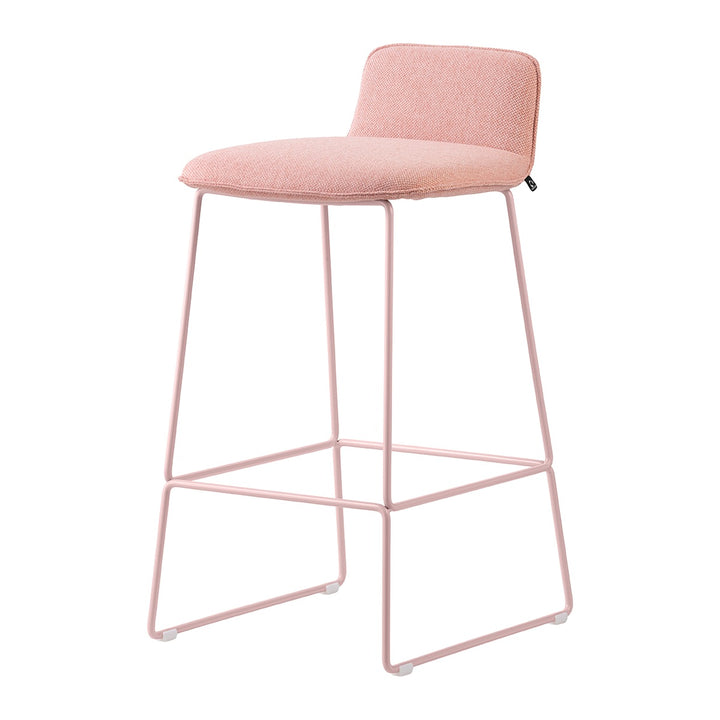 Riley Soft Sled-Base Counter Stool by Connubia finish option, white background