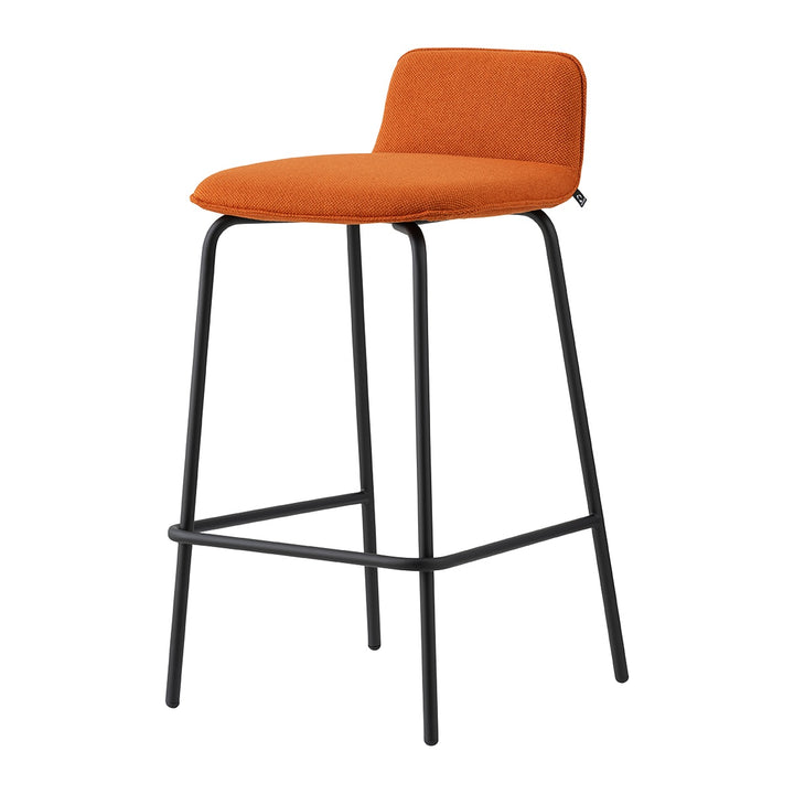 Riley Soft Four-Leg Counter Stool by Connubia, white background