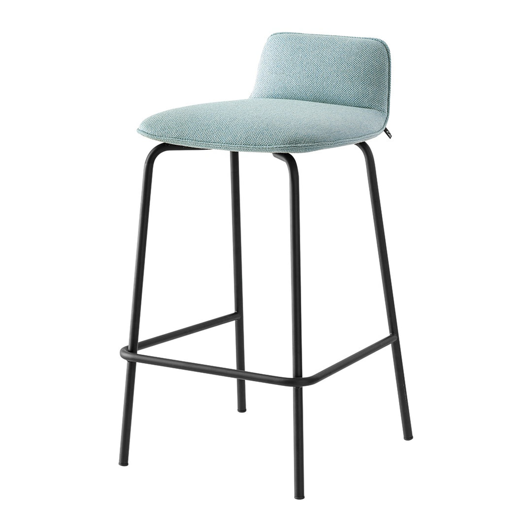 Riley Soft Four-Leg Counter Stool by Connubia finish option, white background