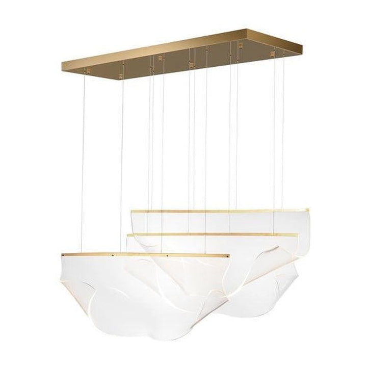 RINKLE 3-LIGHT LINEAR LED PENDANT ET2 Lighting