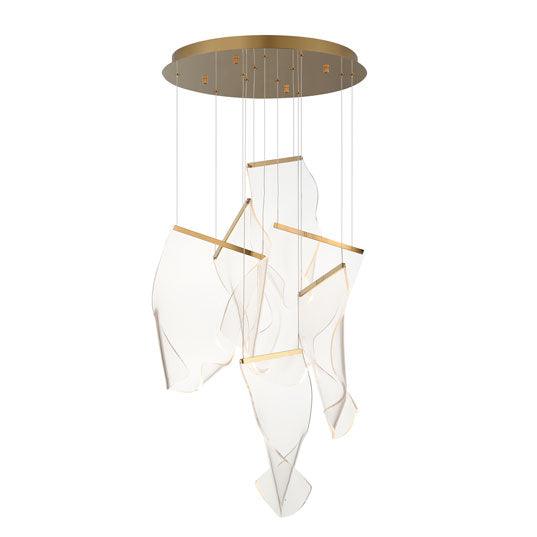 RINKLE 6-LIGHT LED MULTI PENDANT Hanging ET2 Lighting