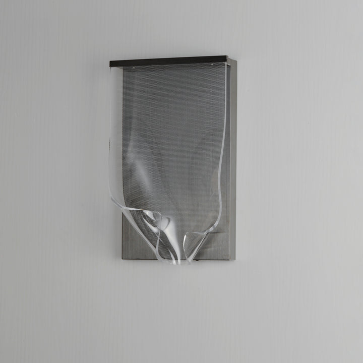 Rinkle LED Wall Sconce by ET2 Lighting, styled view 1