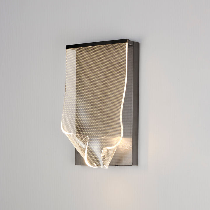 Rinkle LED Wall Sconce by ET2 Lighting, styled view 4