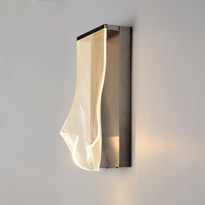Rinkle LED Wall Sconce by ET2 Lighting, styled view 5
