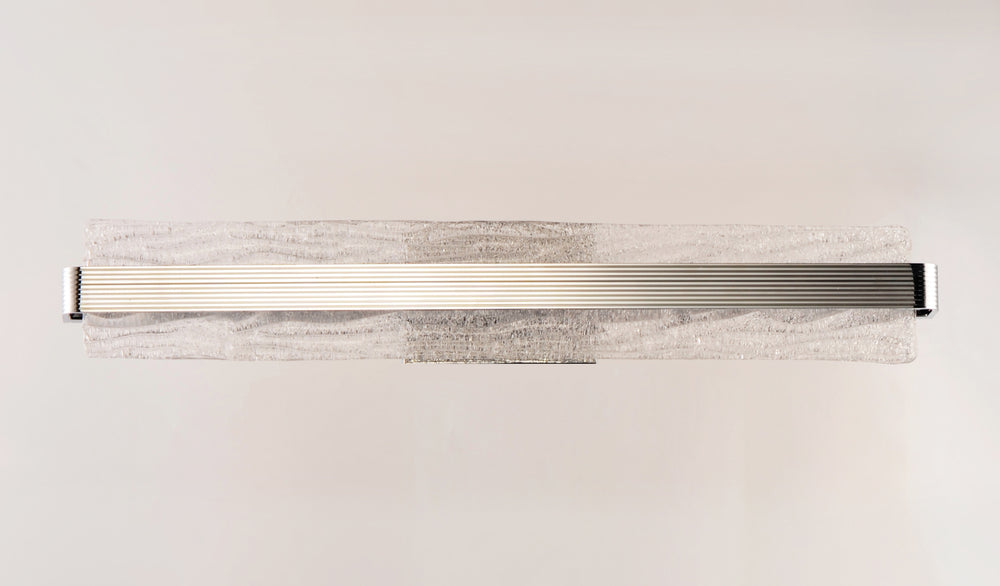 Ripple 30" LED Bath Vanity by ET2 Lighting, styled view 1
