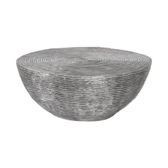 Ripple Coffee Table, Black/Silver, Aluminum by Phillips Collection — centered product view