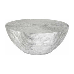 Ripple Silver Coffee Table Phillips Collection