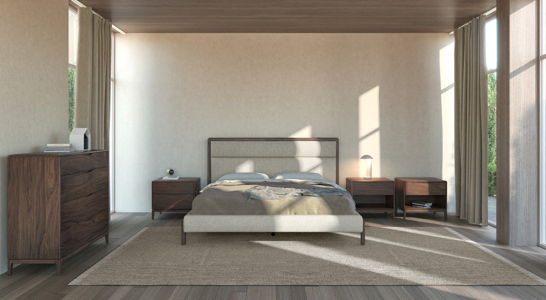 River Upholstered Bed Modern Beds Huppe