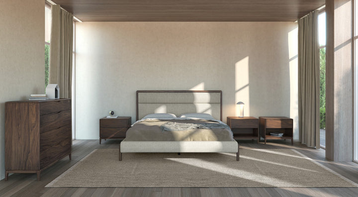 River Upholstered Bed Modern Beds Huppe