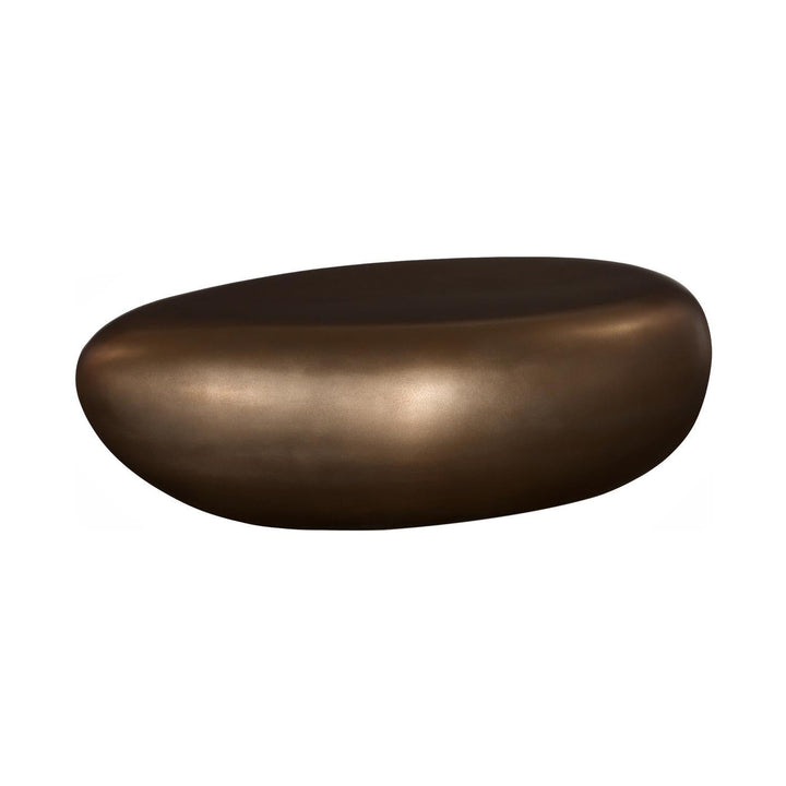 River Stone Coffee Table, Bronze by Phillips Collection — centered product view