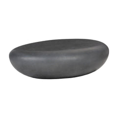River Stone Coffee Table Large, Charcoal Stone Phillips Collection