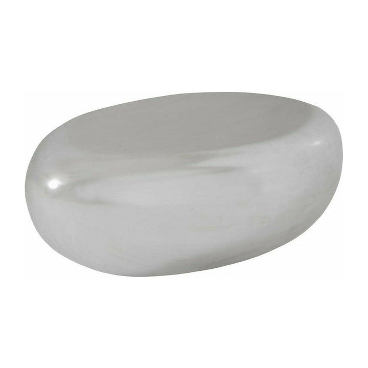 River Stone Coffee Table Silver Phillips Collection