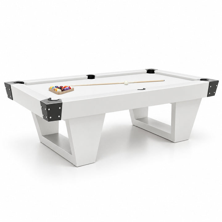 Rocco pool table - Crisp White 