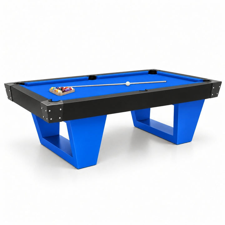 Rocco pool table - Electric Blue 