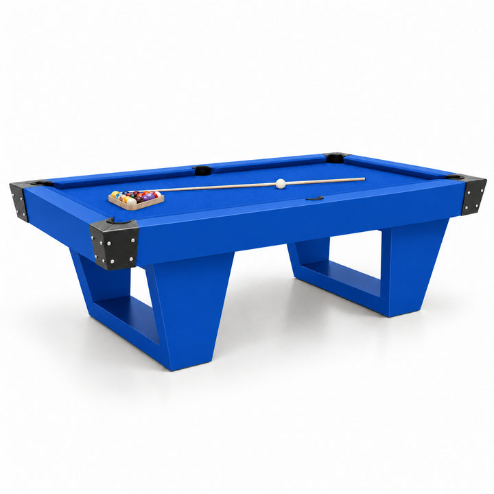 Rocco pool table - Solid Cobalt 