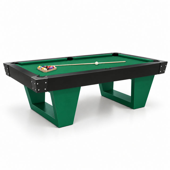 Rocco pool table - Emerald &amp; Black 
