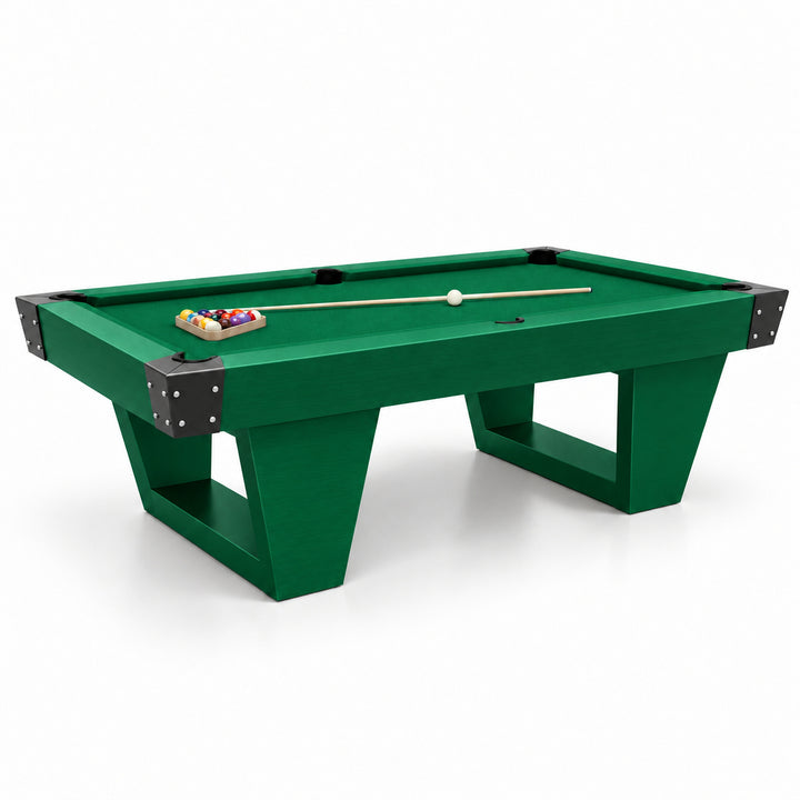 Rocco pool table - Solid Emerald 