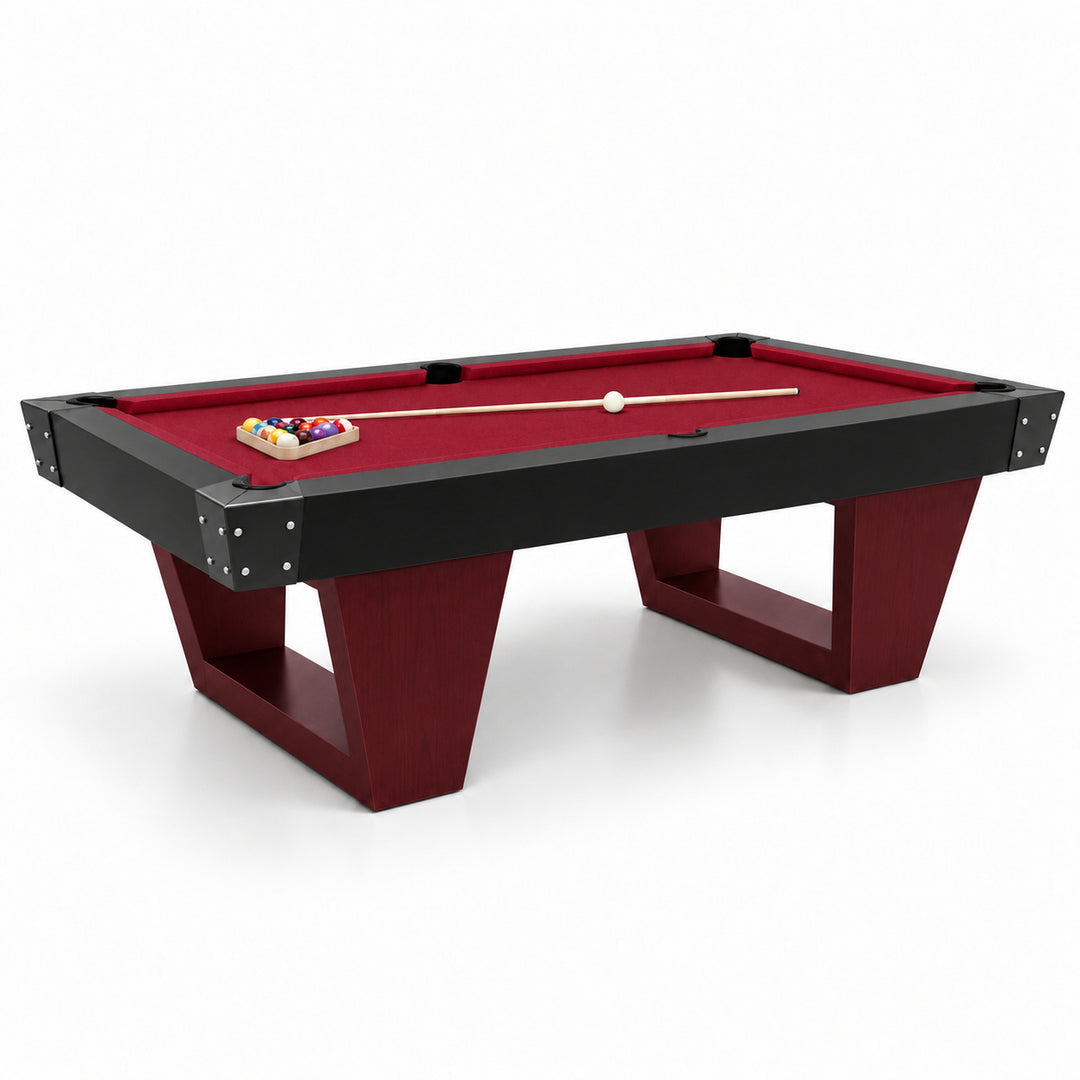 Rocco pool table - Oxblood &amp; Black 