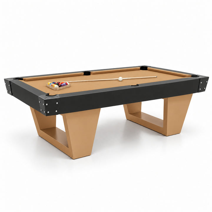 Rocco pool table - Camel &amp; Black 