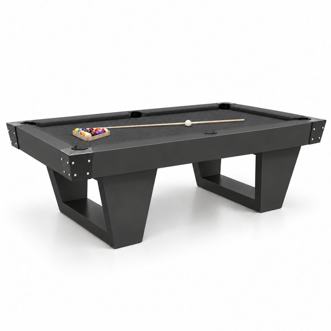 Rocco pool table - Charcoal 