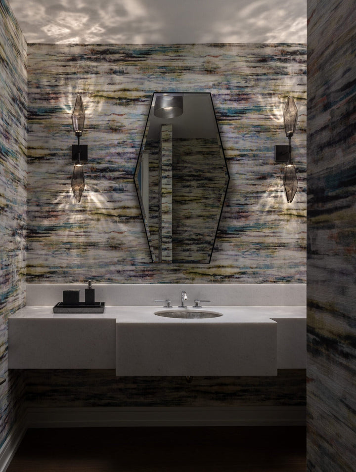 Rock Crystal Double Sconce by Hammerton Studio in a styled interior