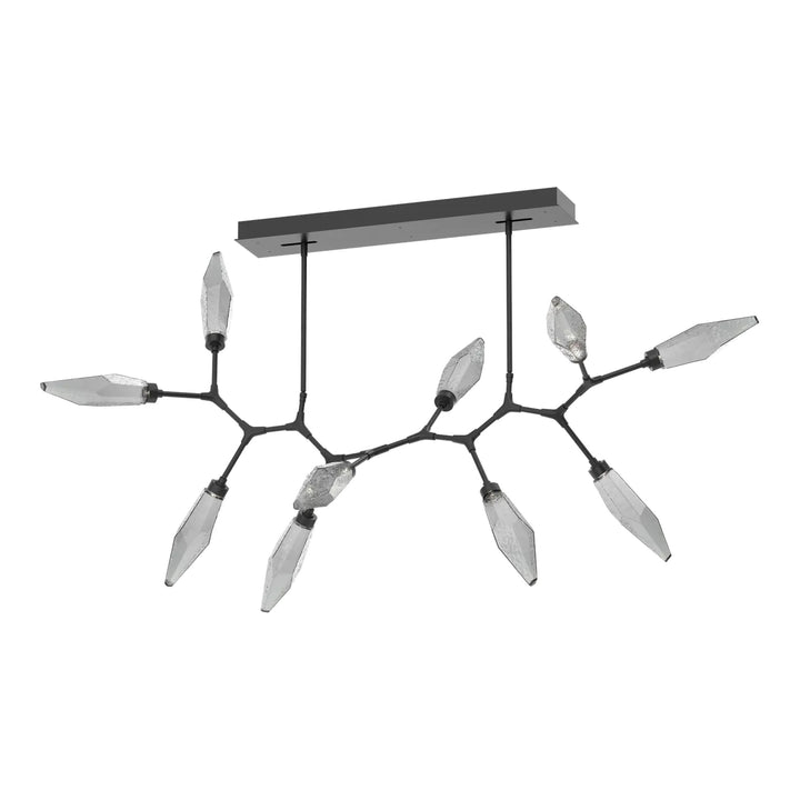 Rock Crystal Modern Branch Chandelier by Hammerton Studio, 10 Lights
