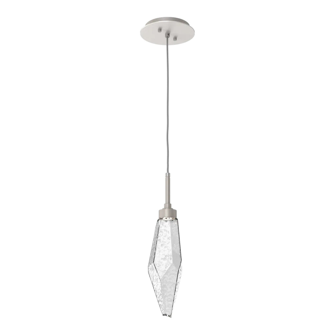 Rock Crystal Pendant by Hammerton Studio in Beige Silver