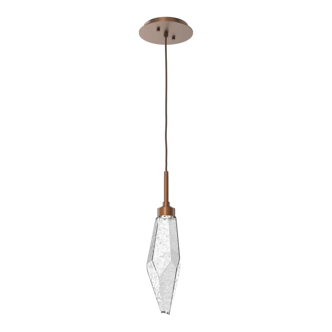 Rock Crystal Pendant by Hammerton Studio in Burnished Bronze