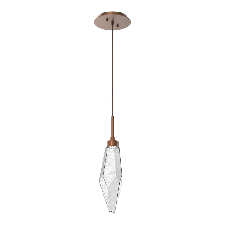 Rock Crystal Pendant by Hammerton Studio in Burnished Bronze