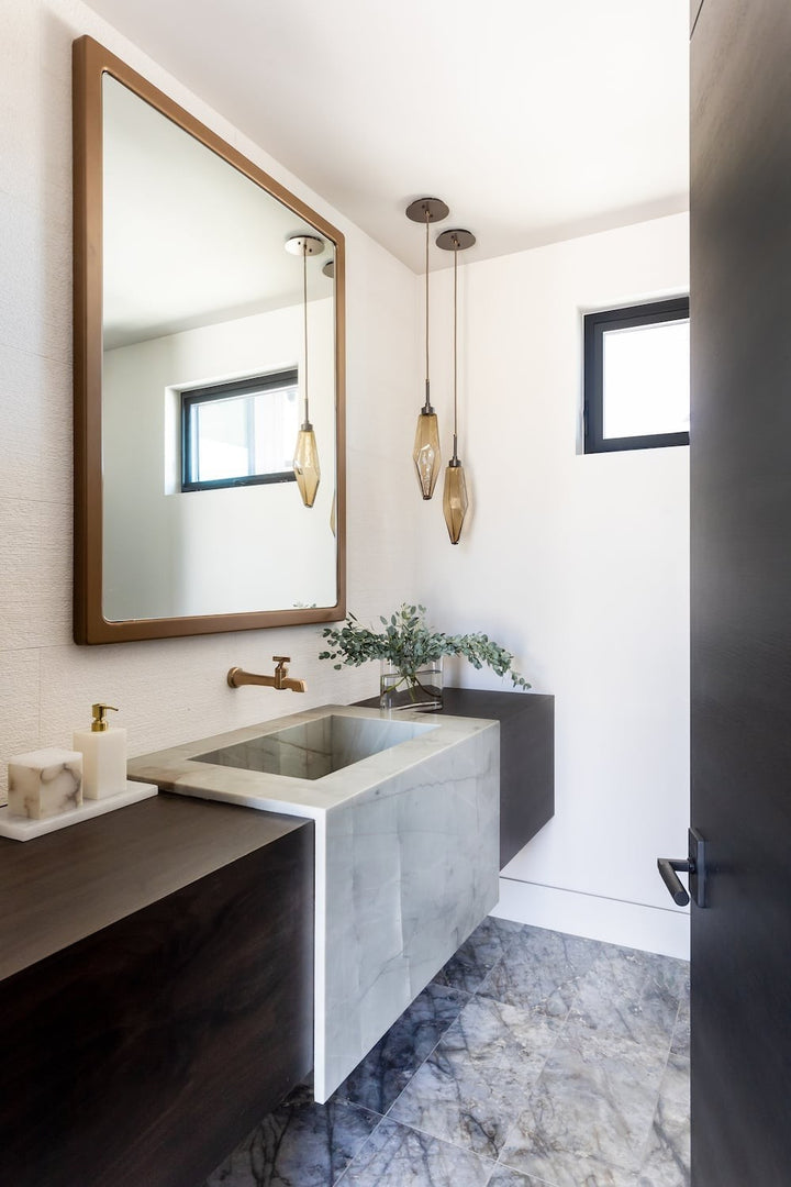 Rock Crystal Pendant by Hammerton Studio in a styled interior
