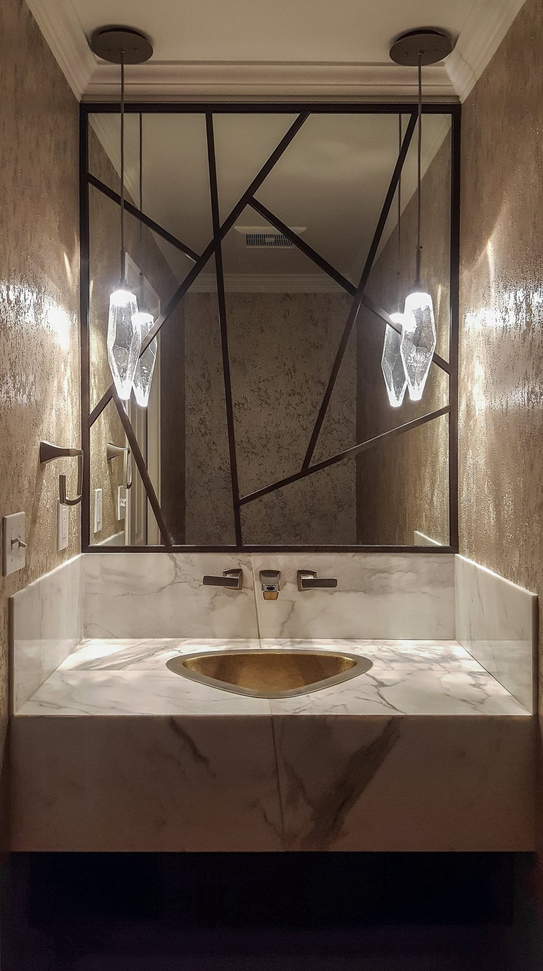 Rock Crystal Pendant by Hammerton Studio in a styled interior