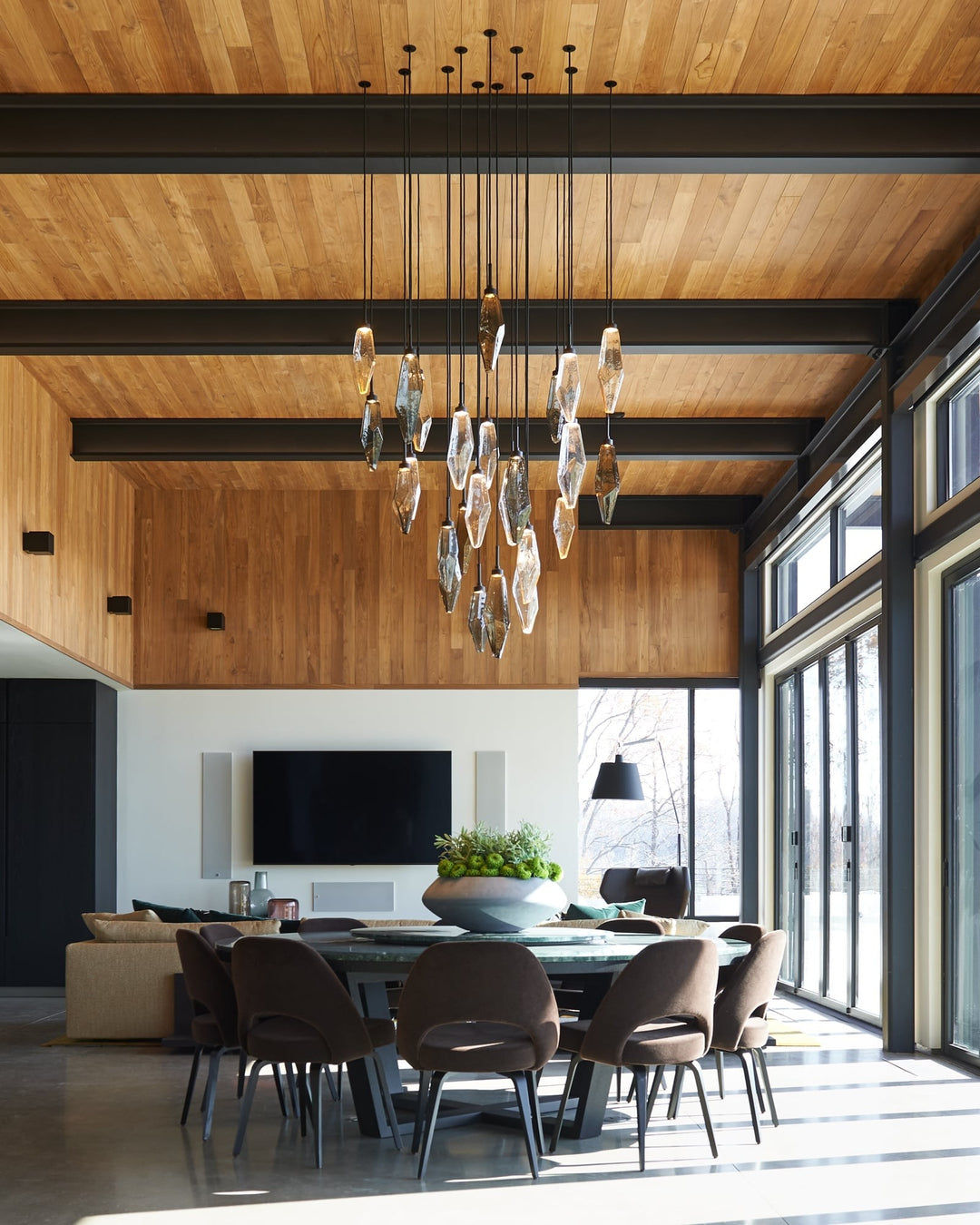 Rock Crystal Pendant by Hammerton Studio in a styled interior