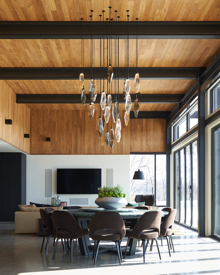 Rock Crystal Pendant by Hammerton Studio in a styled interior