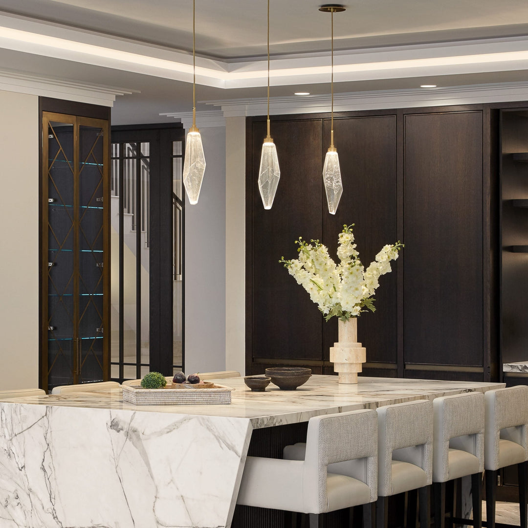 Rock Crystal Pendant by Hammerton Studio in a styled interior