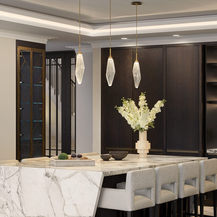 Rock Crystal Pendant by Hammerton Studio in a styled interior