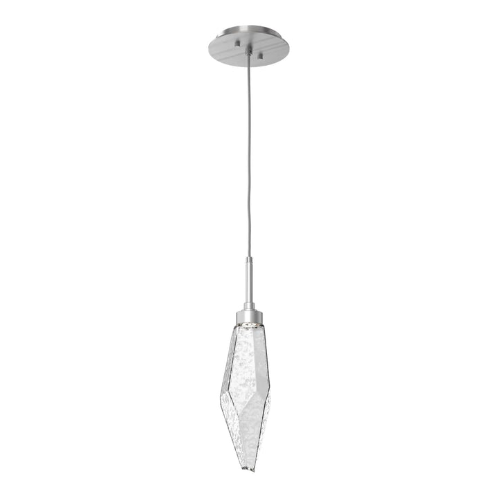 Rock Crystal Pendant by Hammerton Studio in Satin Nickel