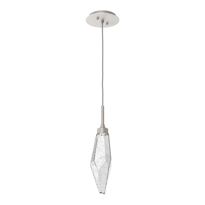 Rock Crystal Pendant – Quick Ship by Hammerton Studio in Beige Silver