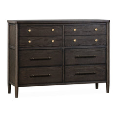 Rockport Eight Drawer Dresser by Modus in Yin — on a white background