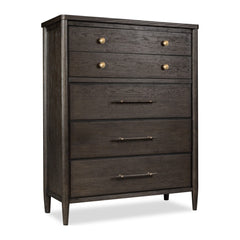 Rockport Five Drawer Chest by Modus in Yin — on a white background