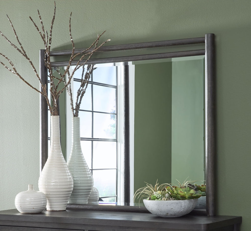 Rockport Wall or Dresser Mirror in Yin — styled in a room