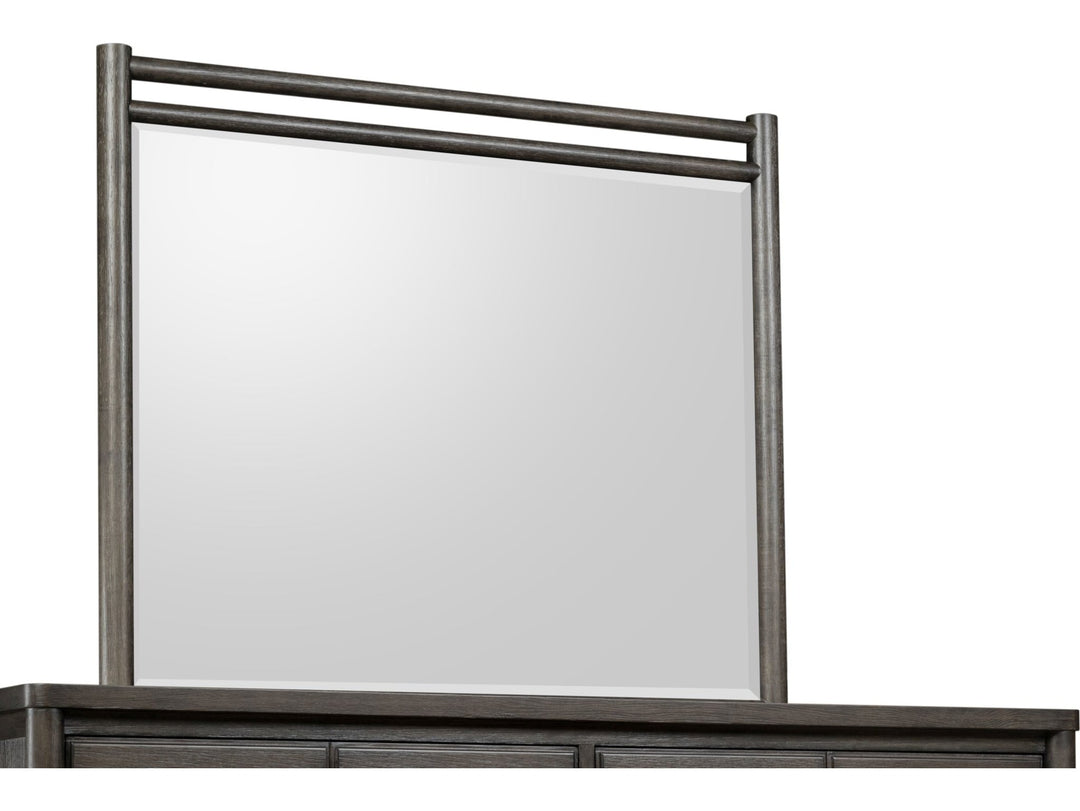 Rockport Wall or Dresser Mirror in Yin — on a white background