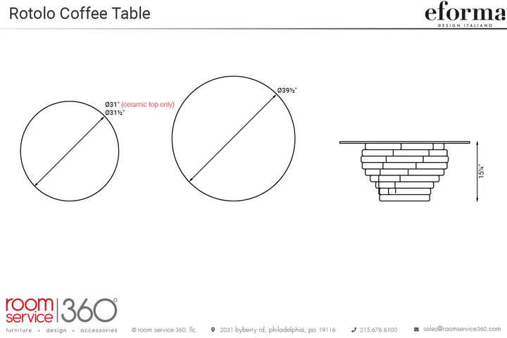 Rotolo Coffee Table