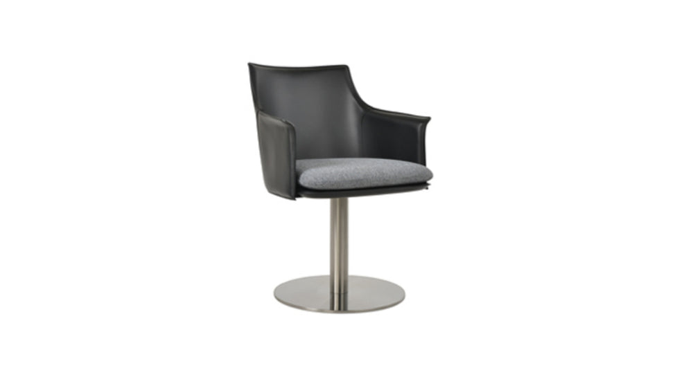 Briancon Round Swivel Armchair Soho Concept