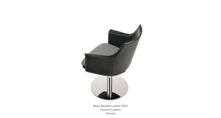 Briancon Round Swivel Armchair Soho Concept